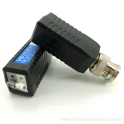 8MP 4K Passive Cctv Utp Video Balun Transceiver